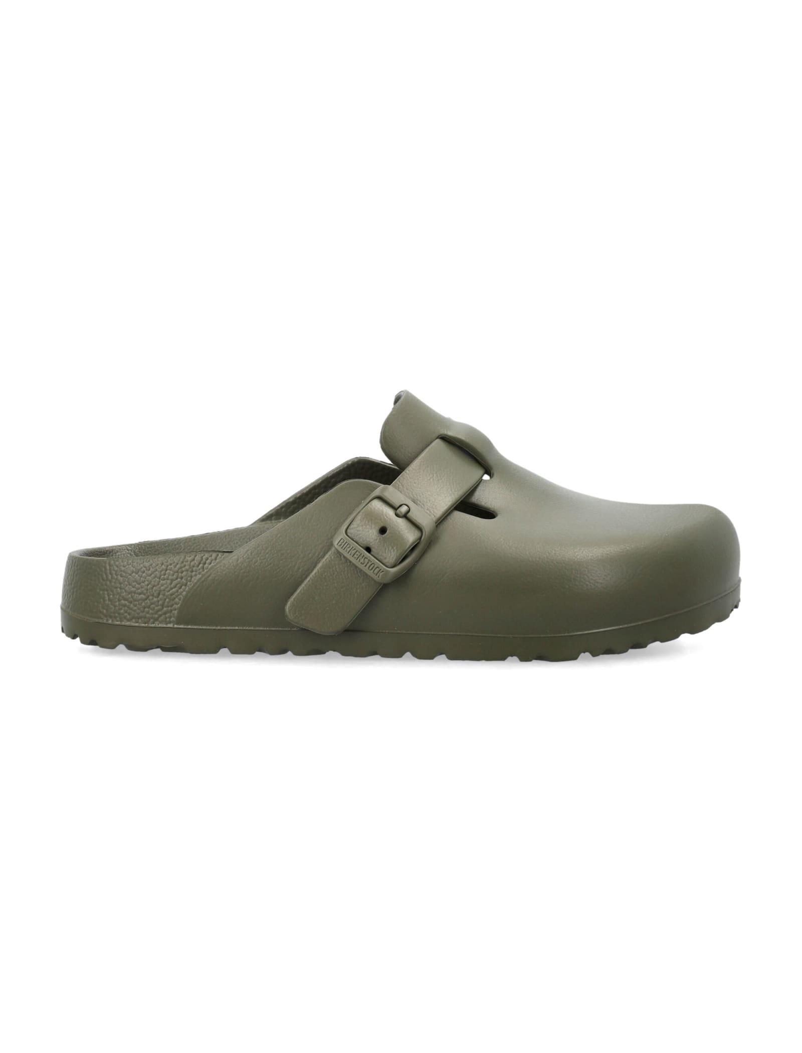 birkenstock boston eva khaki sandals