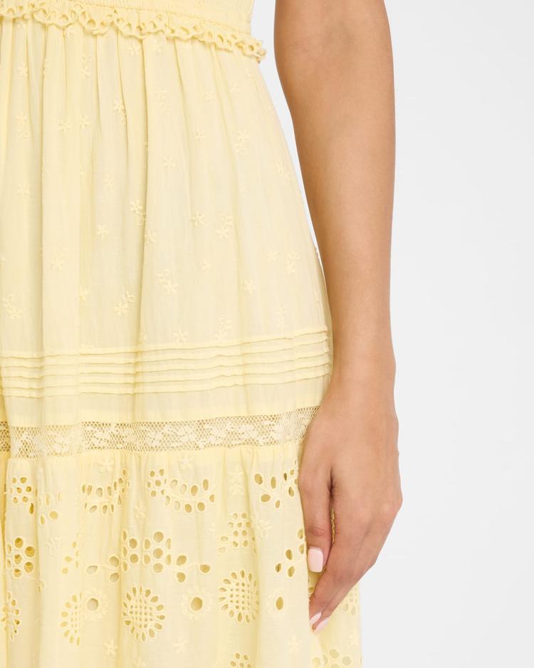 bisolet embroidered maxi dress