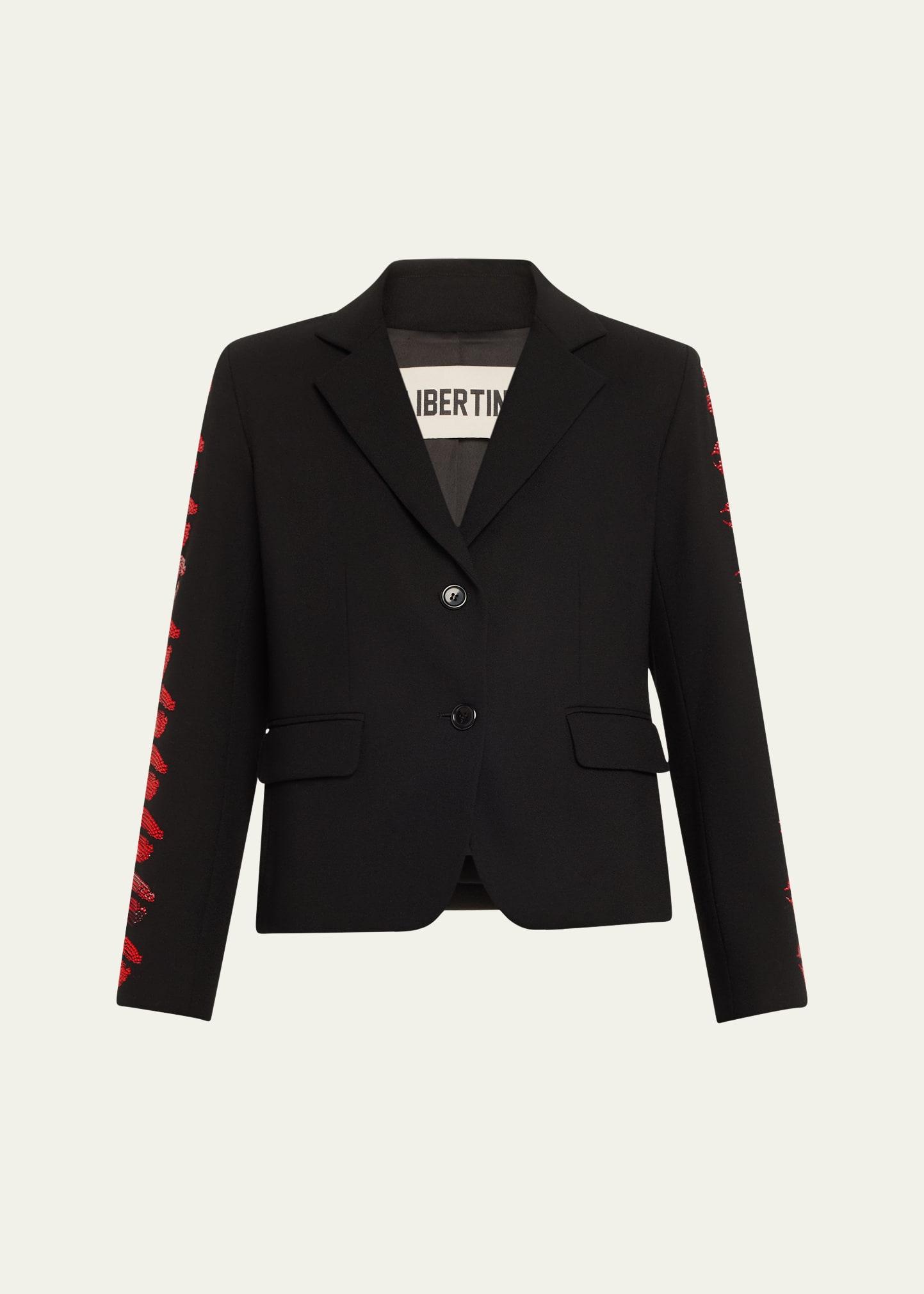 bisou redux single-breasted short jacket