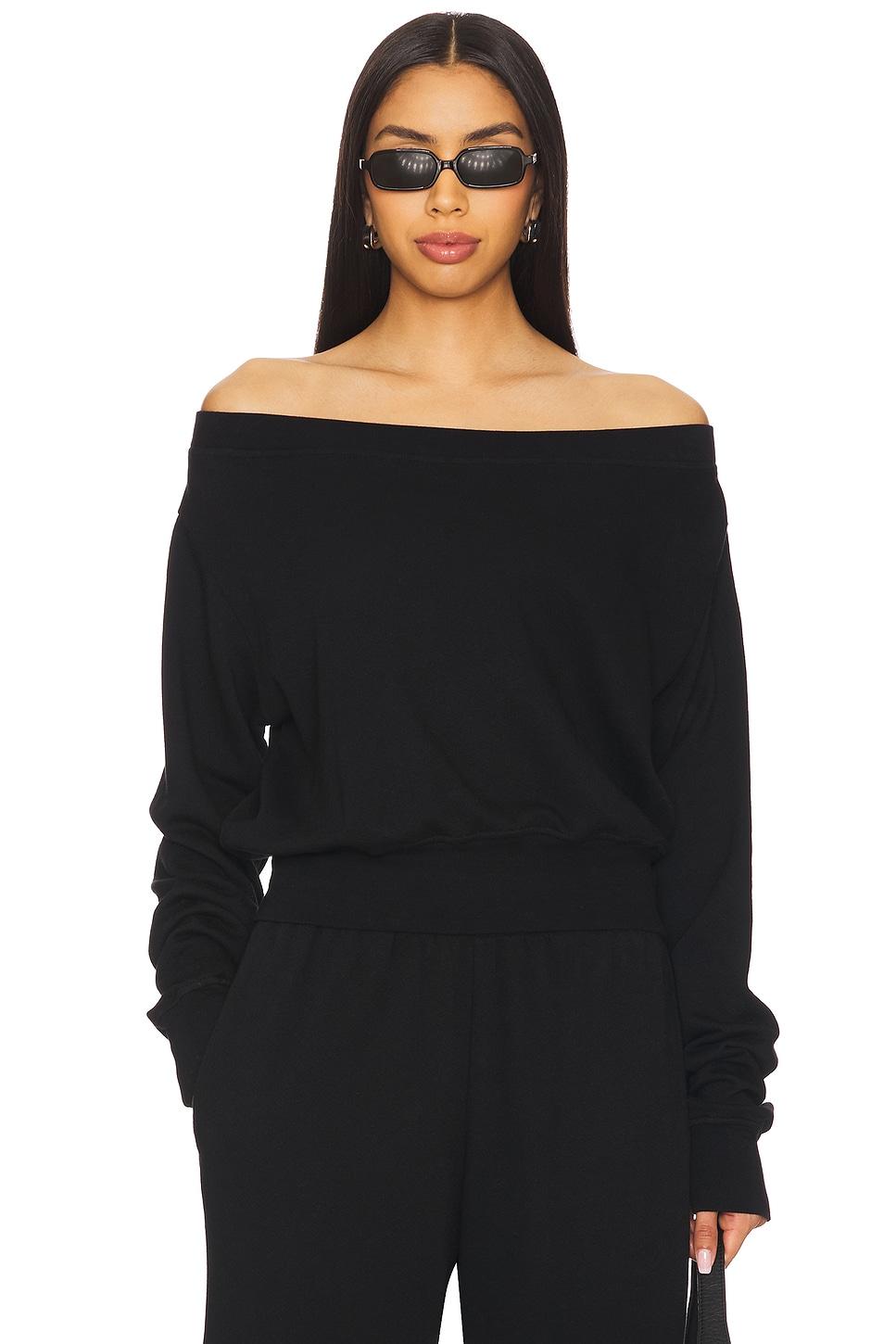 bix off the shoulder sweatshirt