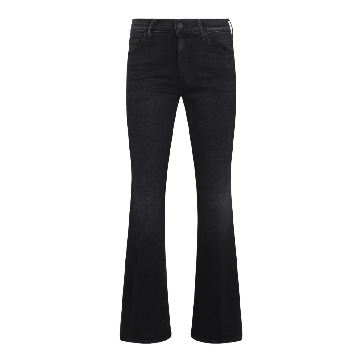black cotton denim jeans