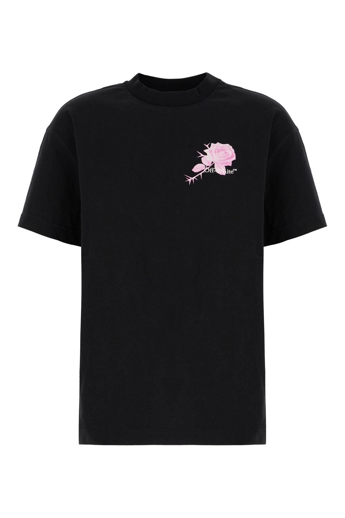 black cotton t-shirt