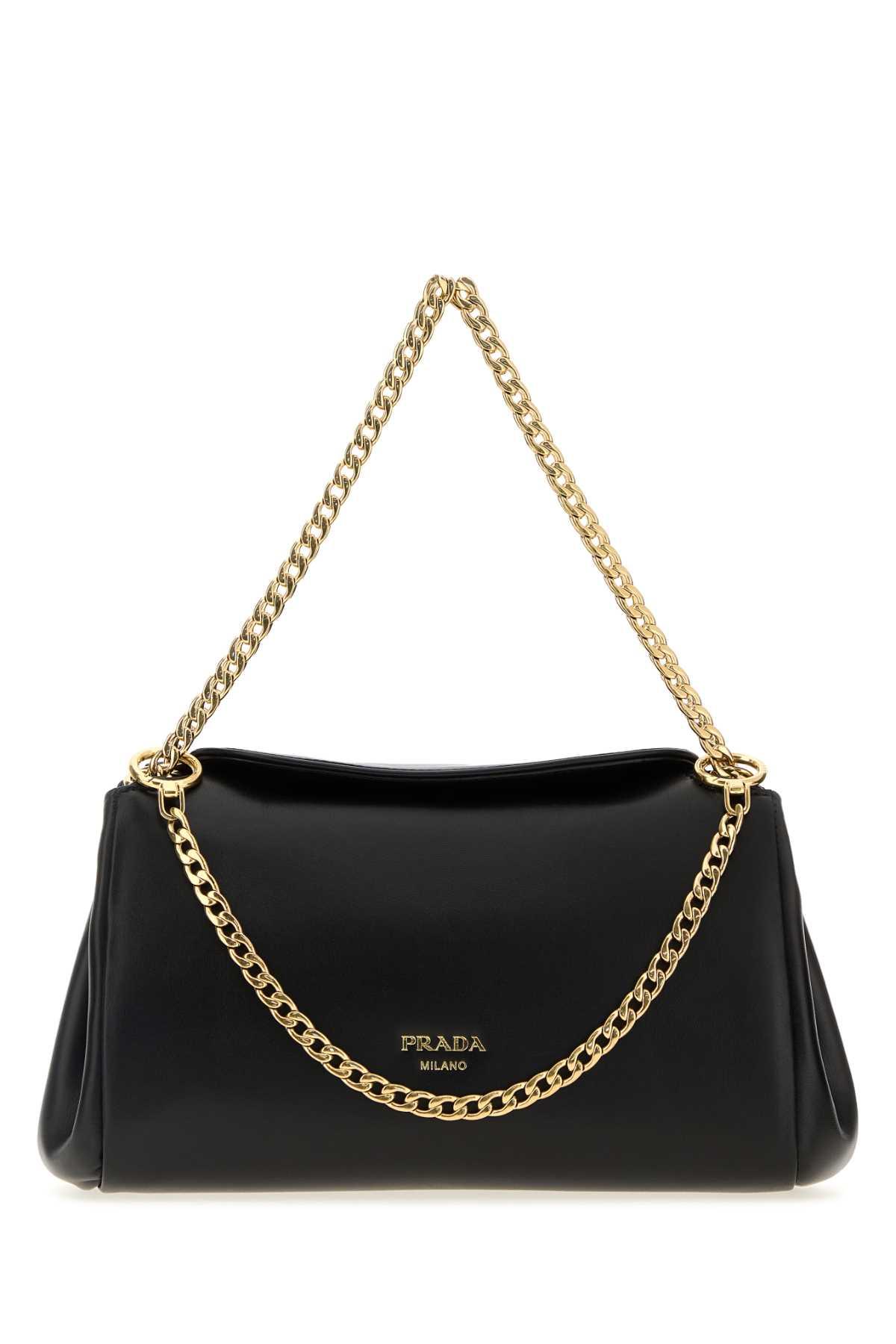 black nappa leather small prada tumulte handbag