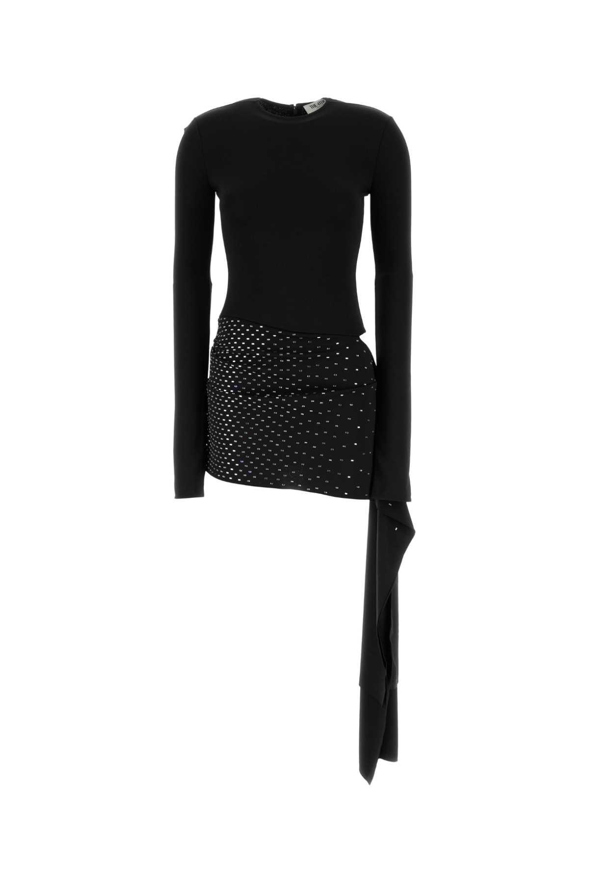 black sable mini dress