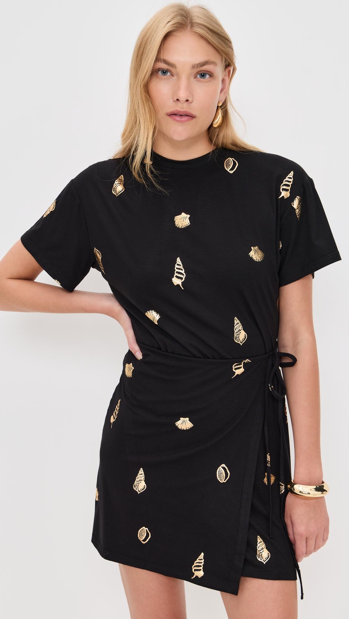 black shell mini leia dress