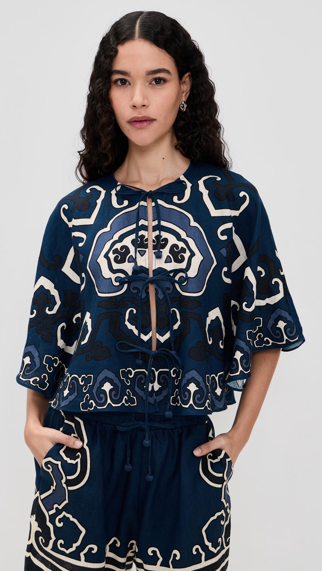 blaise print top