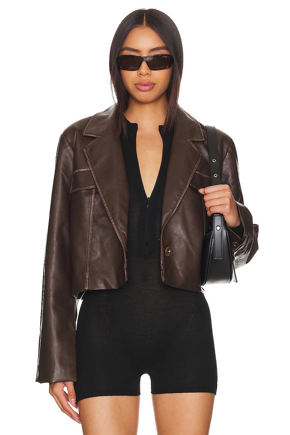blakely faux leather jacket