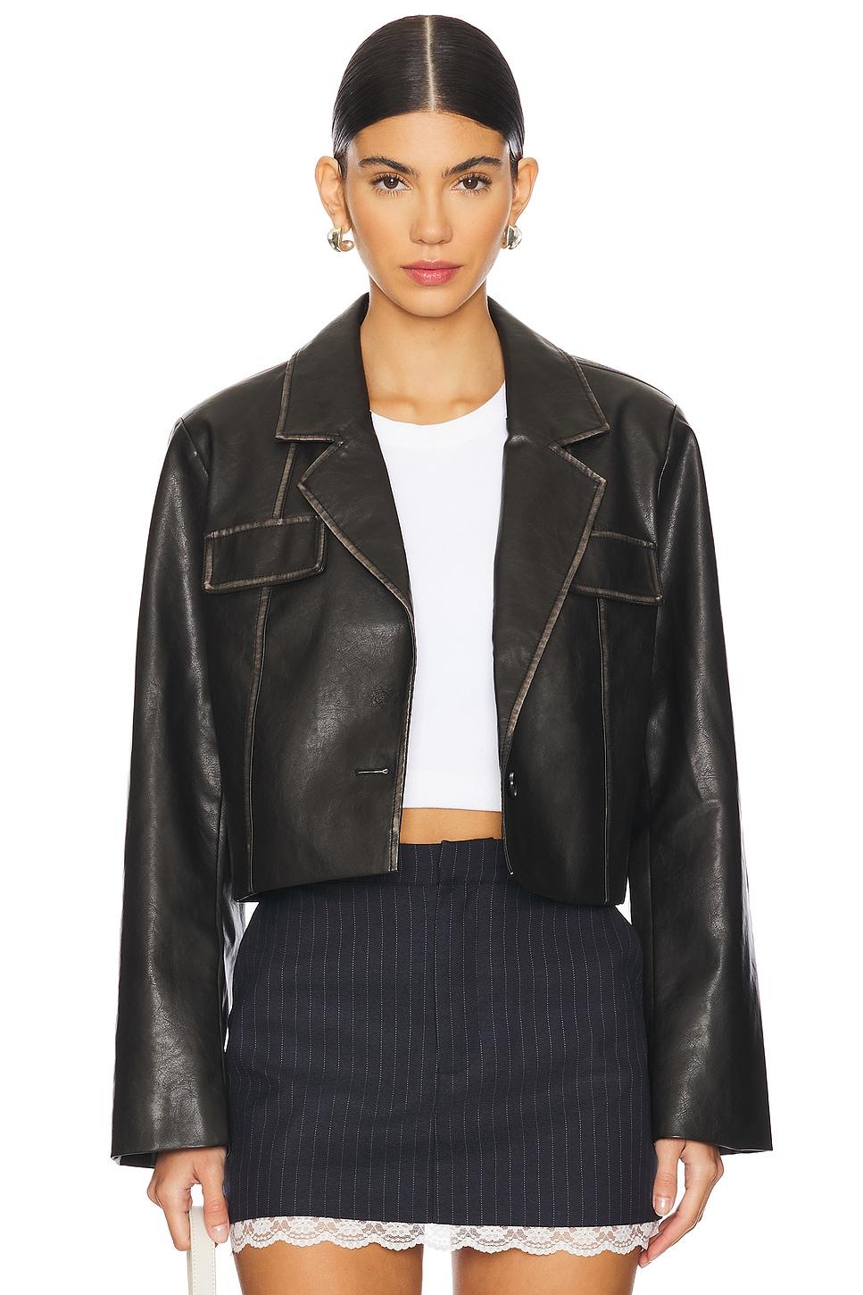 blakely faux leather jacket
