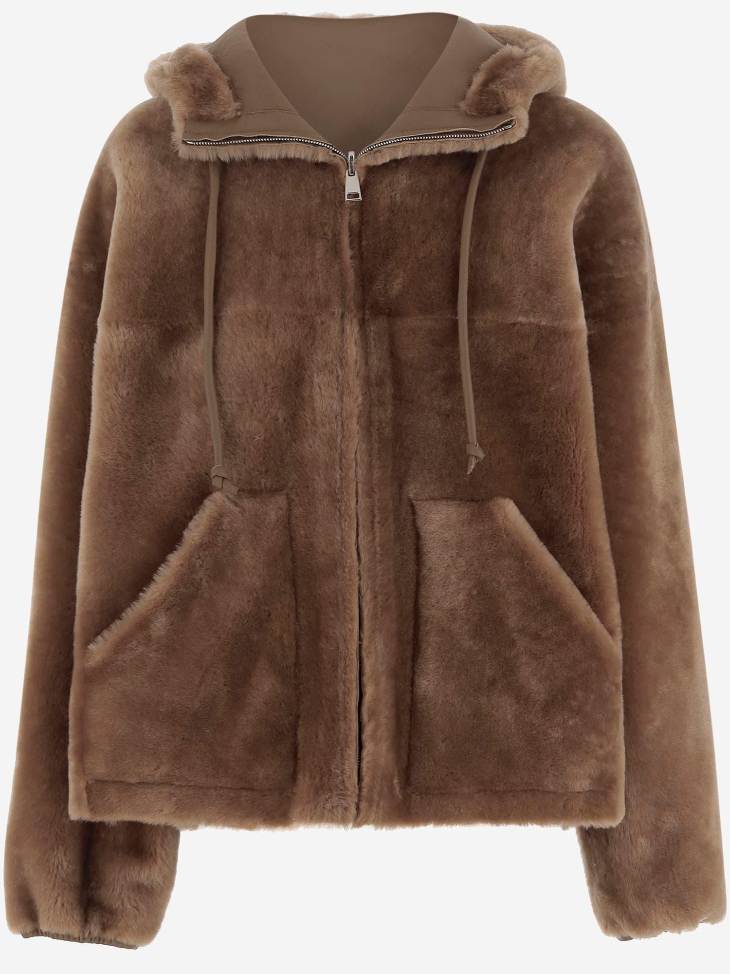 blancha shearling reversible jacket
