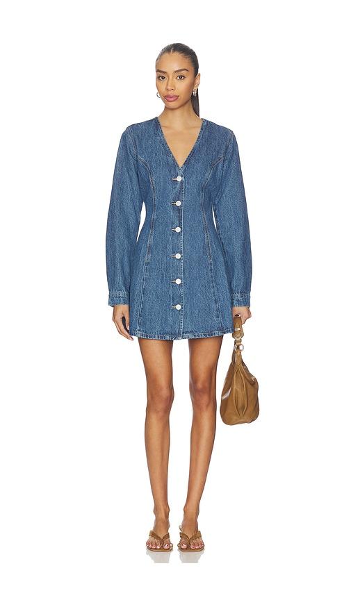 blanknyc denim dress in blue.
