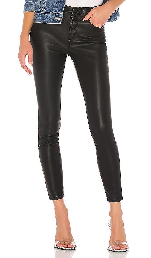 blanknyc faux leather daddy soda pant in black.