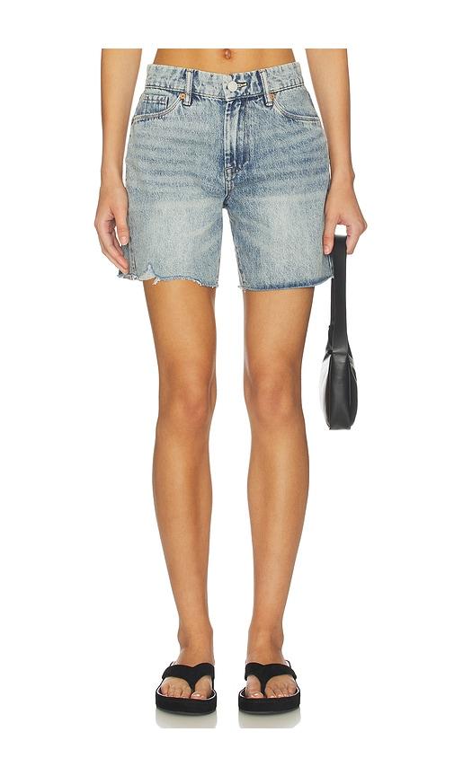 blanknyc knee length shorts in blue.