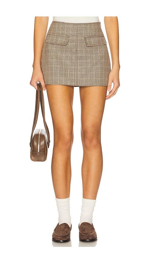 blanknyc skirt in tan.