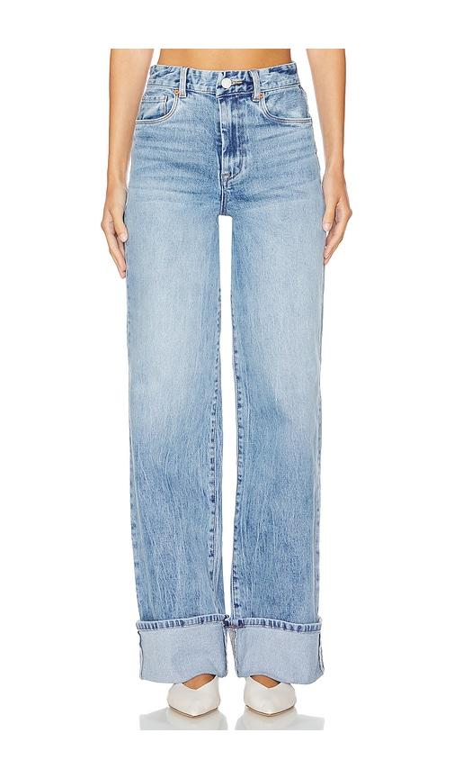 blanknyc wide leg jean in denim-light.