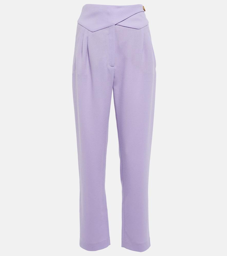 blazé milano basque straight virgin wool pants