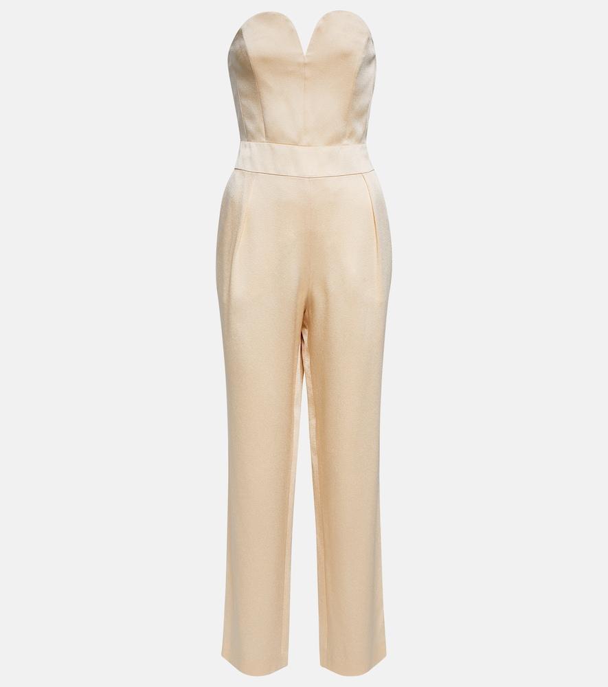 blazé milano bridal clyde satin jumpsuit