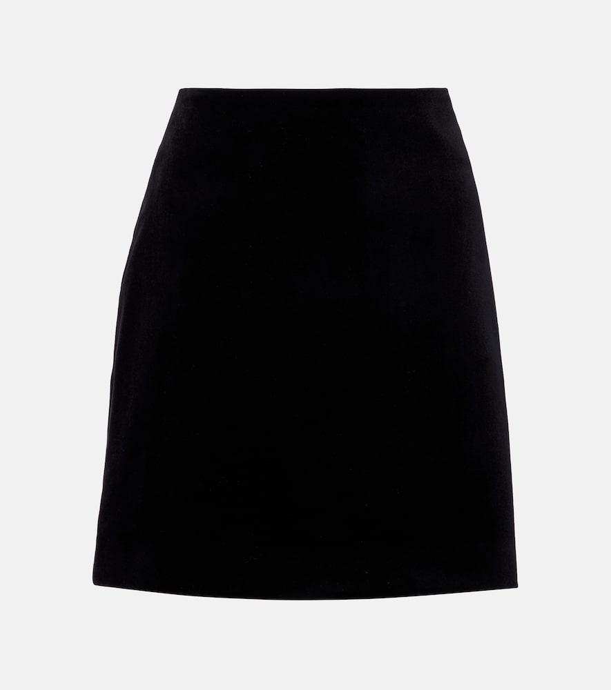 blazé milano coci cotton velvet miniskirt