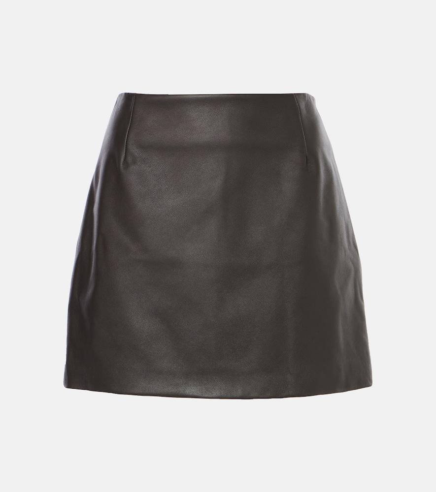 blazé milano coci leather miniskirt