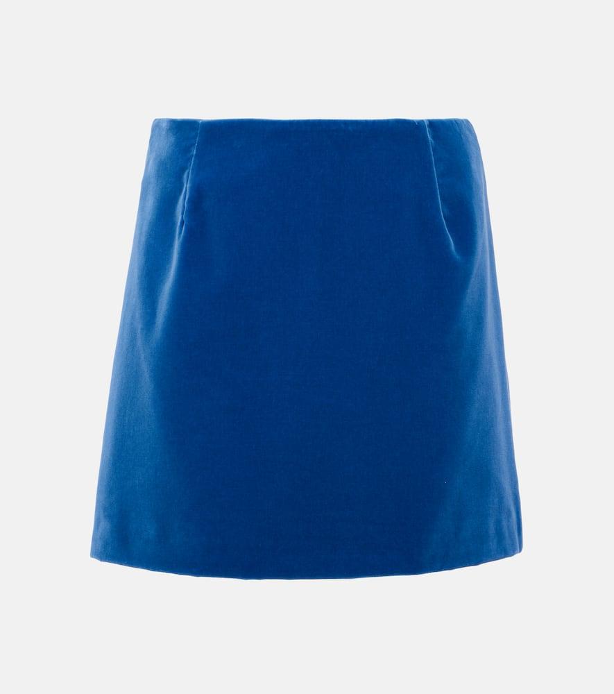 blazé milano coci velvet miniskirt