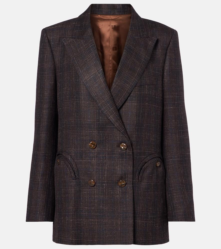 blazé milano everynight wool, silk, and linen blazer