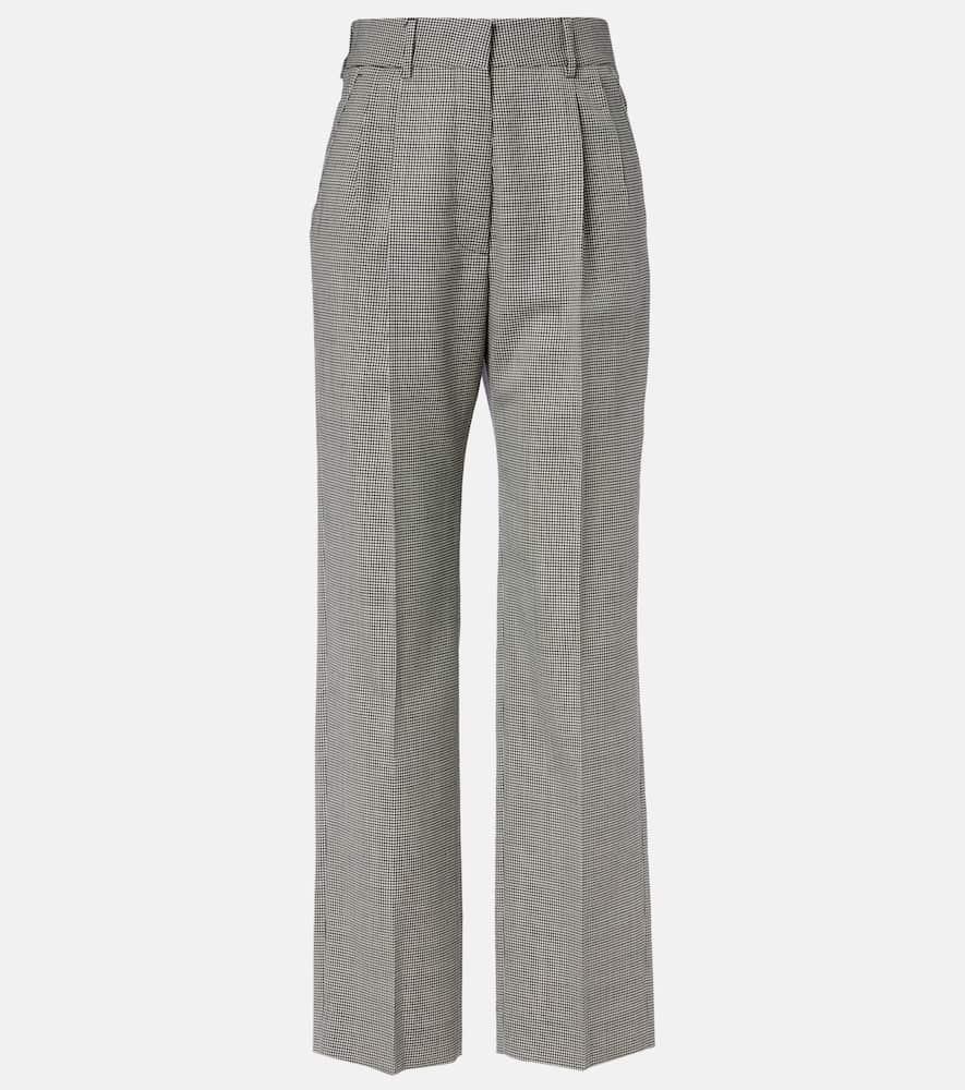 blazé milano fox houndstooth straight pants