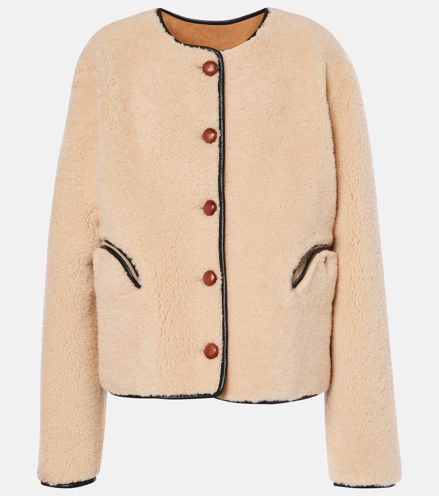 blazé milano gliss reversible shearling jacket