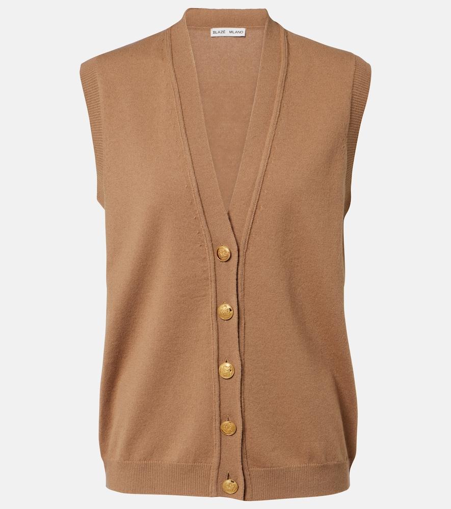 blazé milano highland wool and cashmere vest