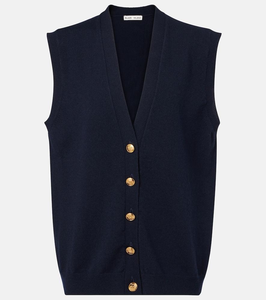 blazé milano highland wool and cashmere vest