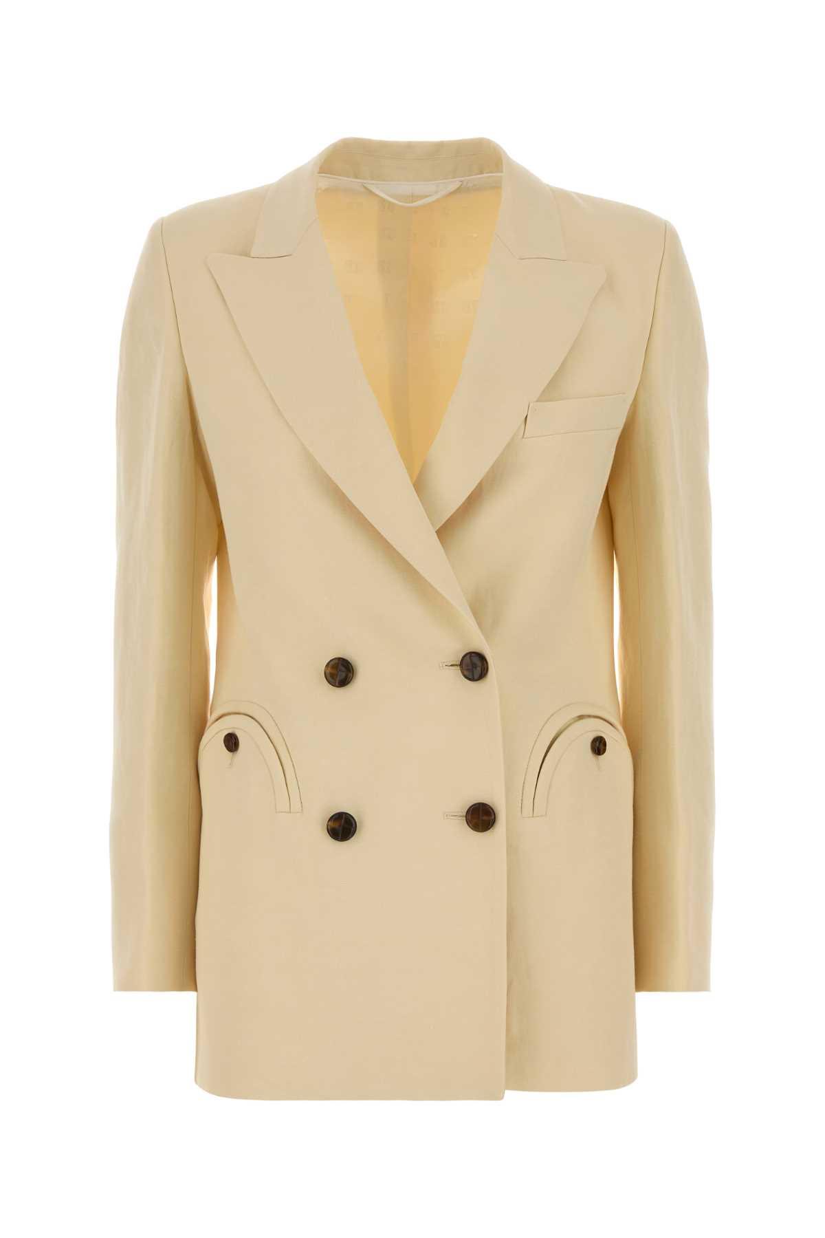 blazé milano ivory linen blend savannah everyday blazer