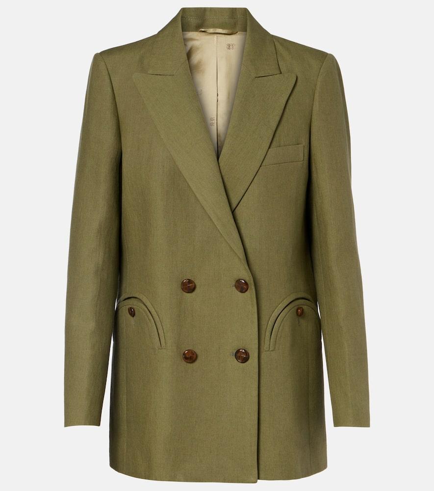 blazé milano midday sun linen blazer