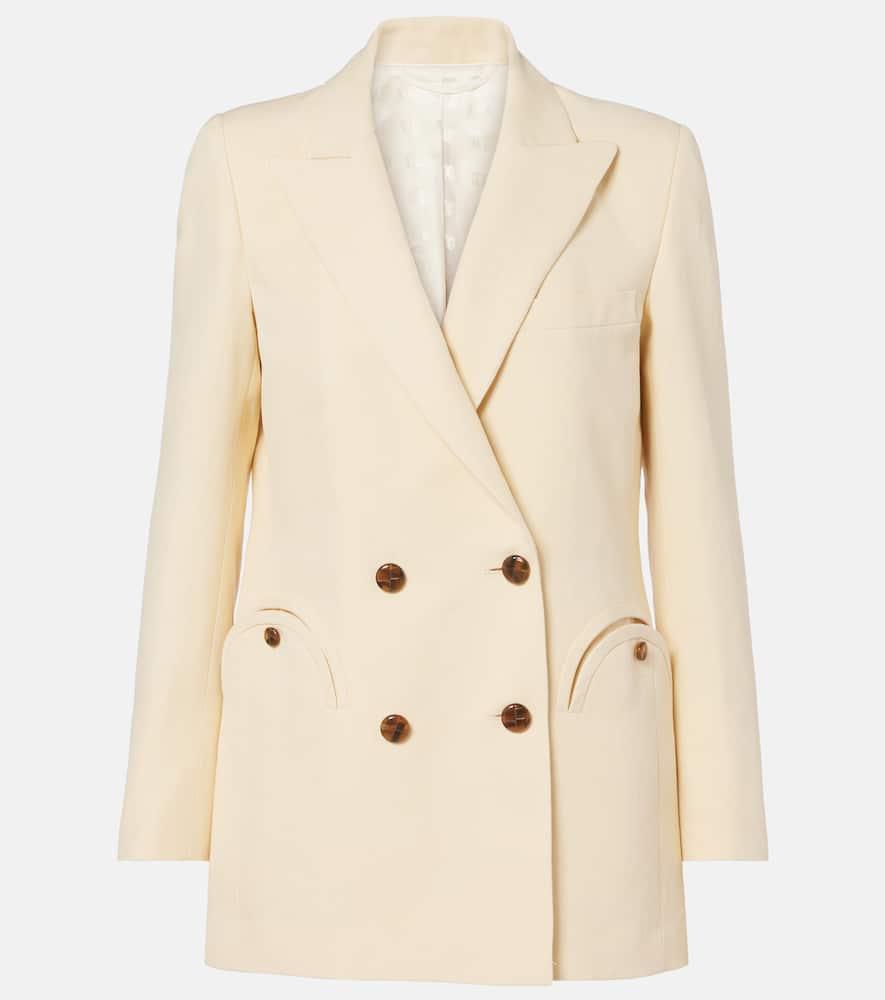 blazé milano savannah everyday linen and silk blazer