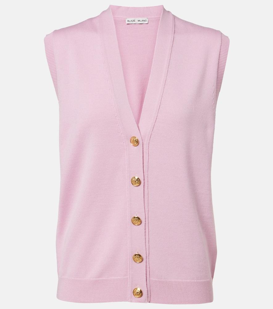 blazé milano sebright wool, silk, and cashmere vest
