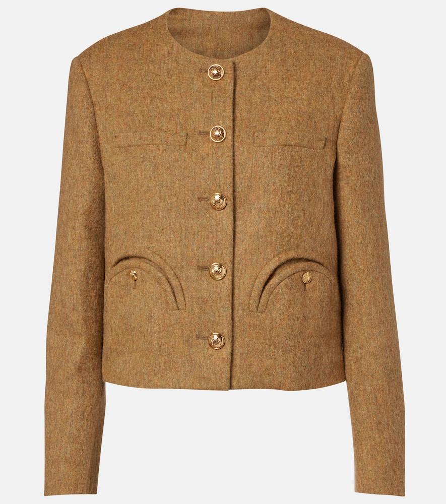 blazé milano shamo virgin wool tweed jacket