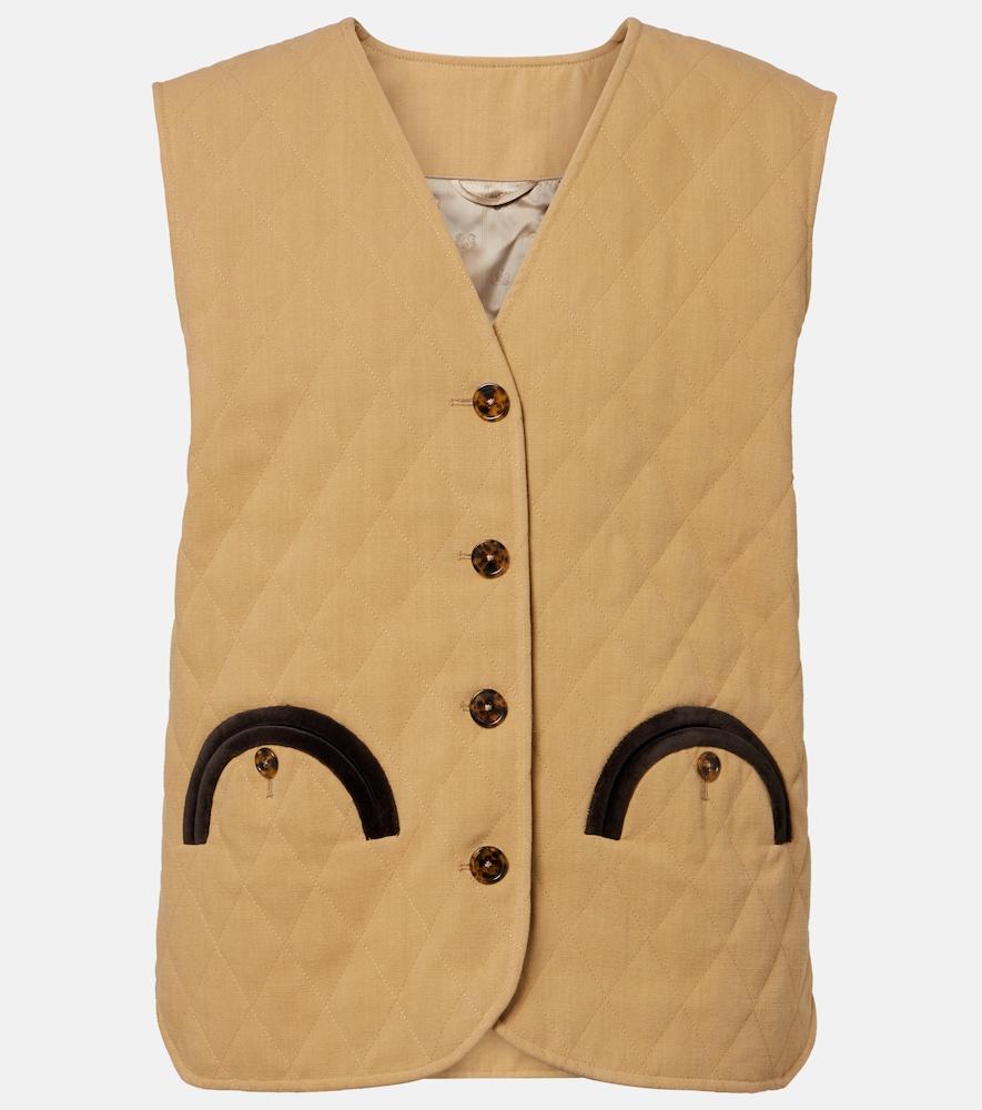 blazé milano suffolk quilted cotton vest