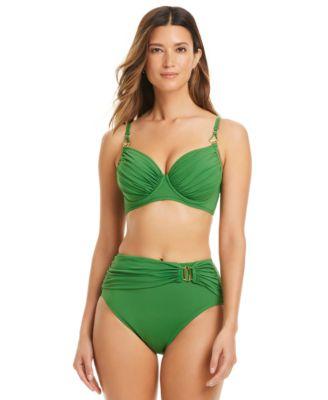 bleu by rod beattie womens do it sexy underwire bikini top high waist bottoms