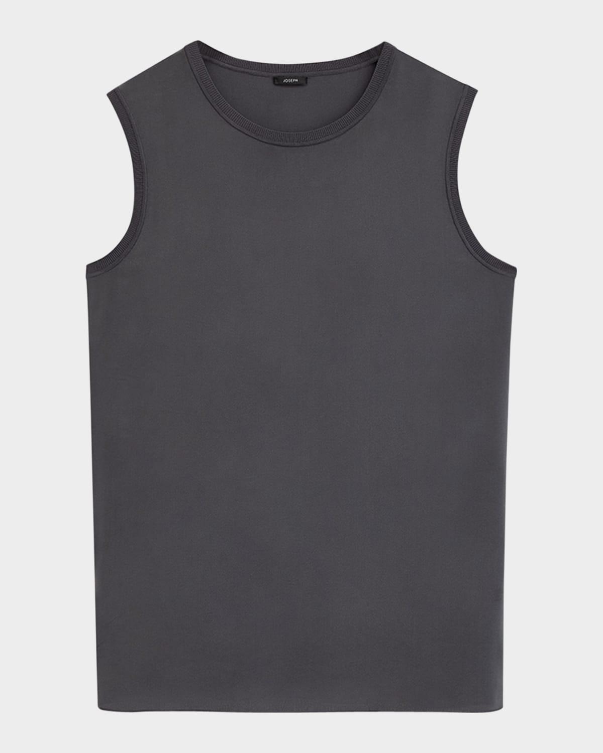 bley crewneck ribbed-trim blouse