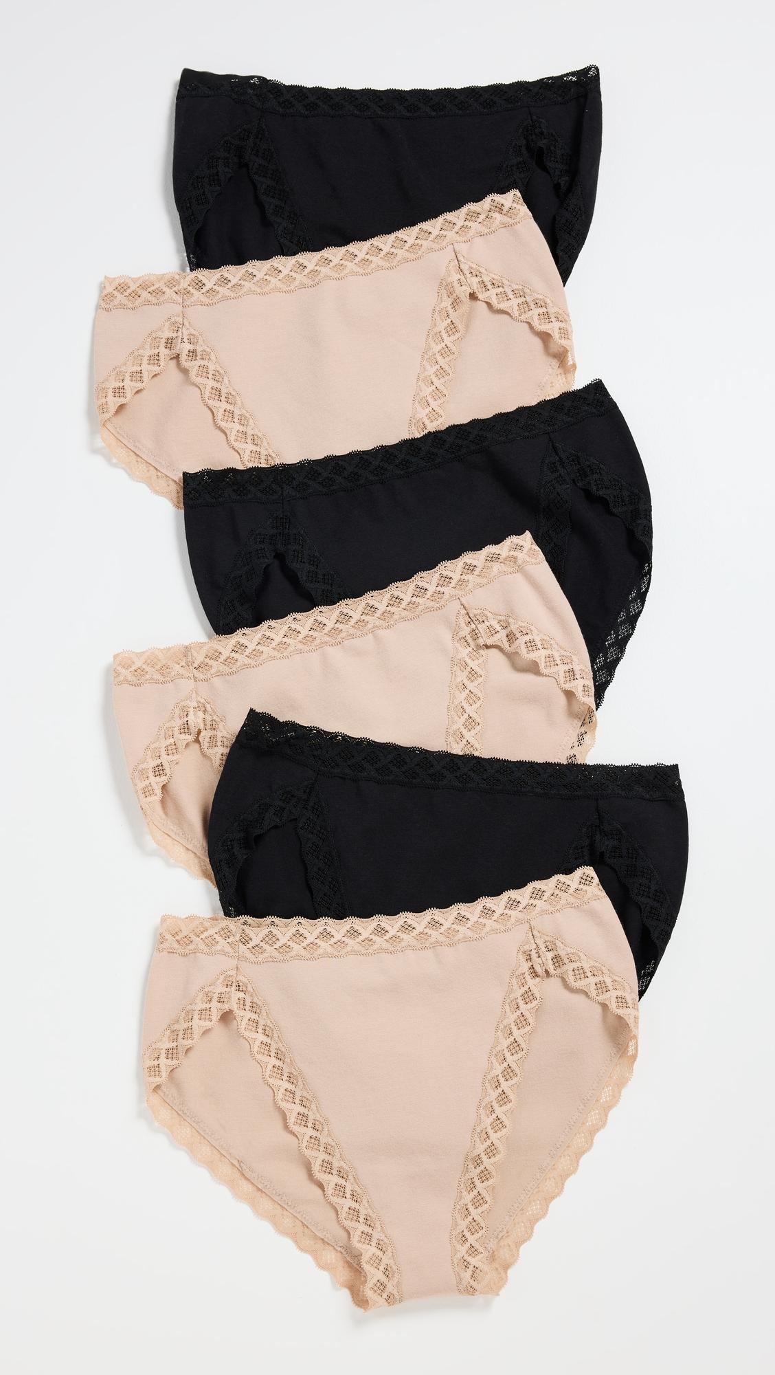 bliss french cut panties 6 pack