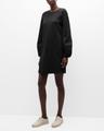 blouson-sleeve double jersey mini dress