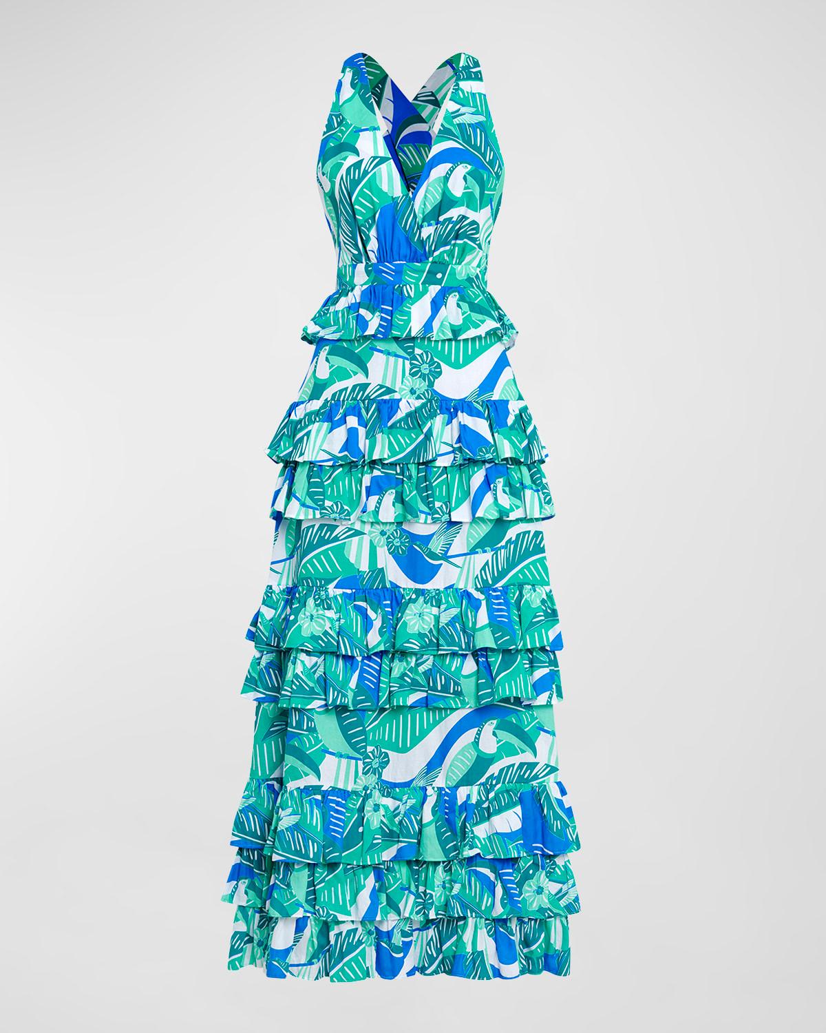 blue lagoon delphine maxi dress