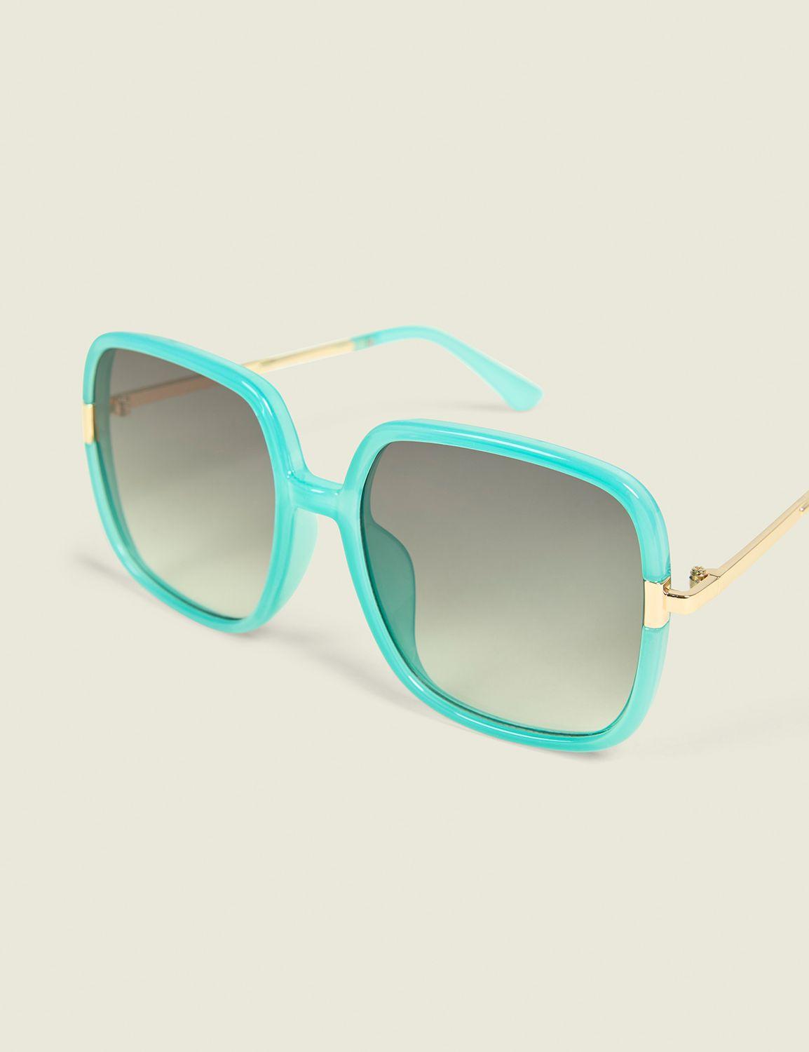 blue square sunglasses