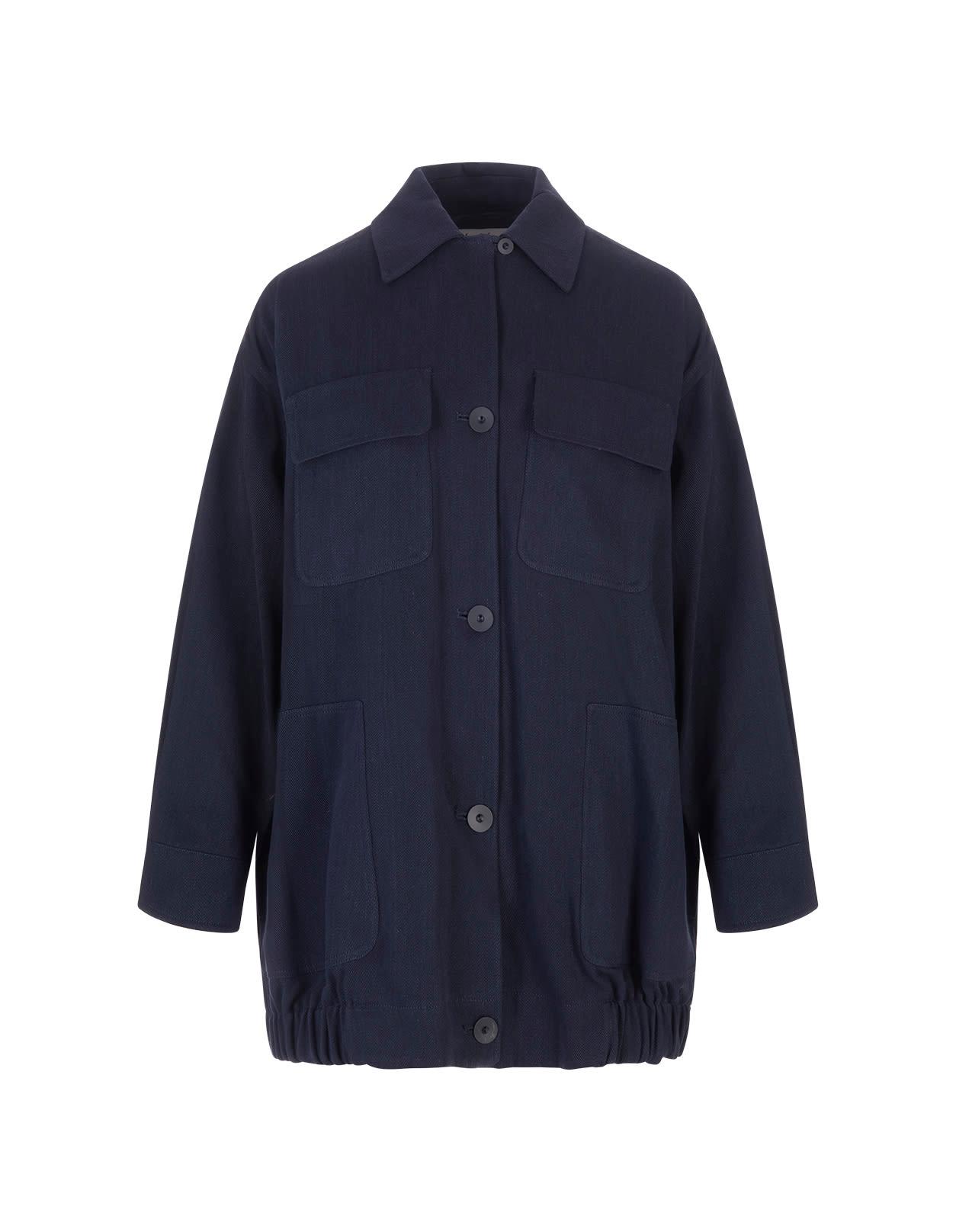 blue vanity jacket max mara