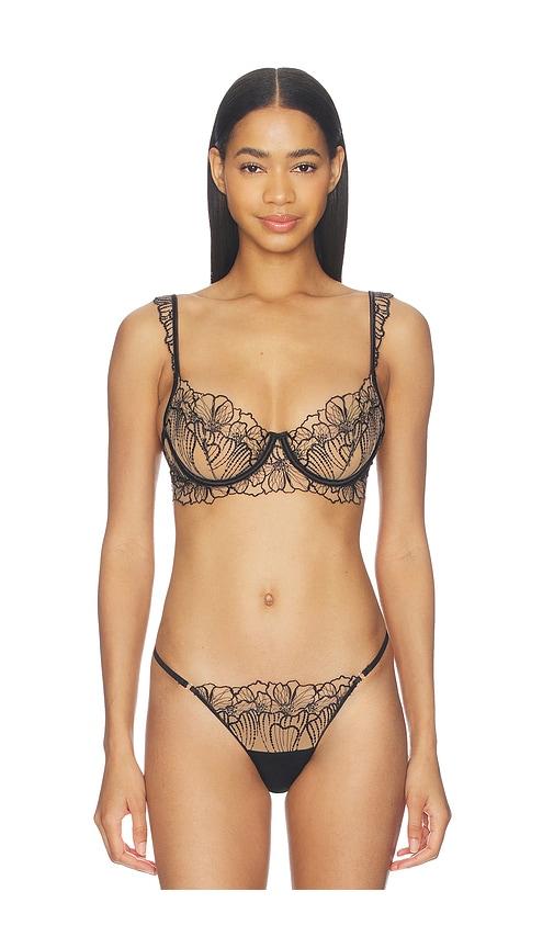 bluebella amarosa wired bra in black.