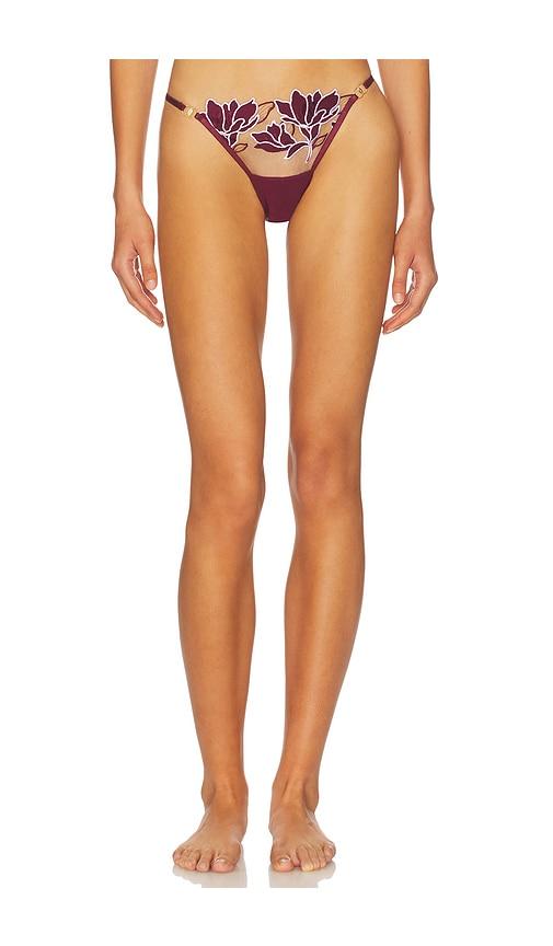 bluebella geneva thong in red.