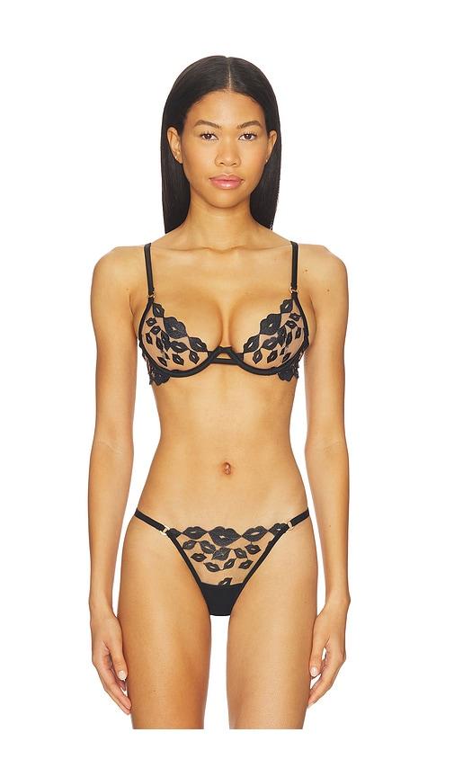 bluebella marian wired bra in black.