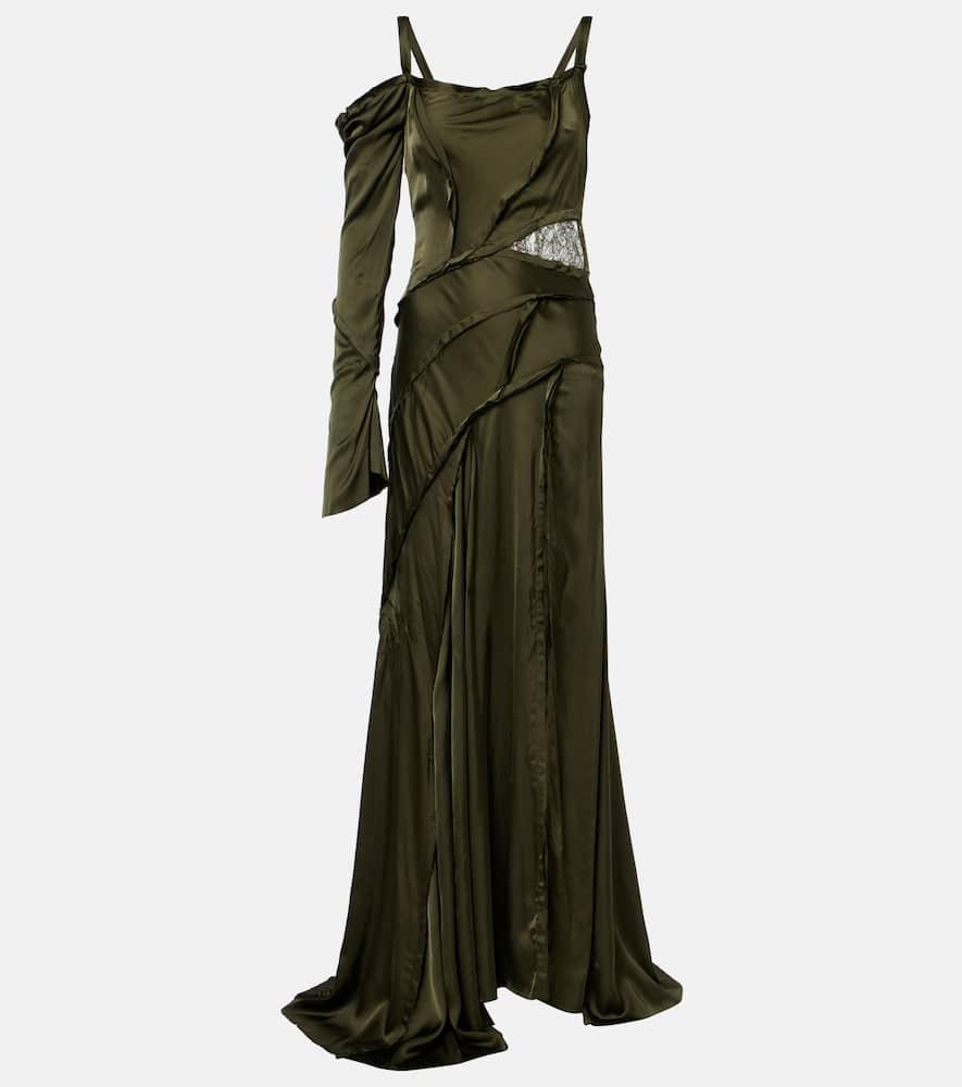 blumarine asymmetric lace