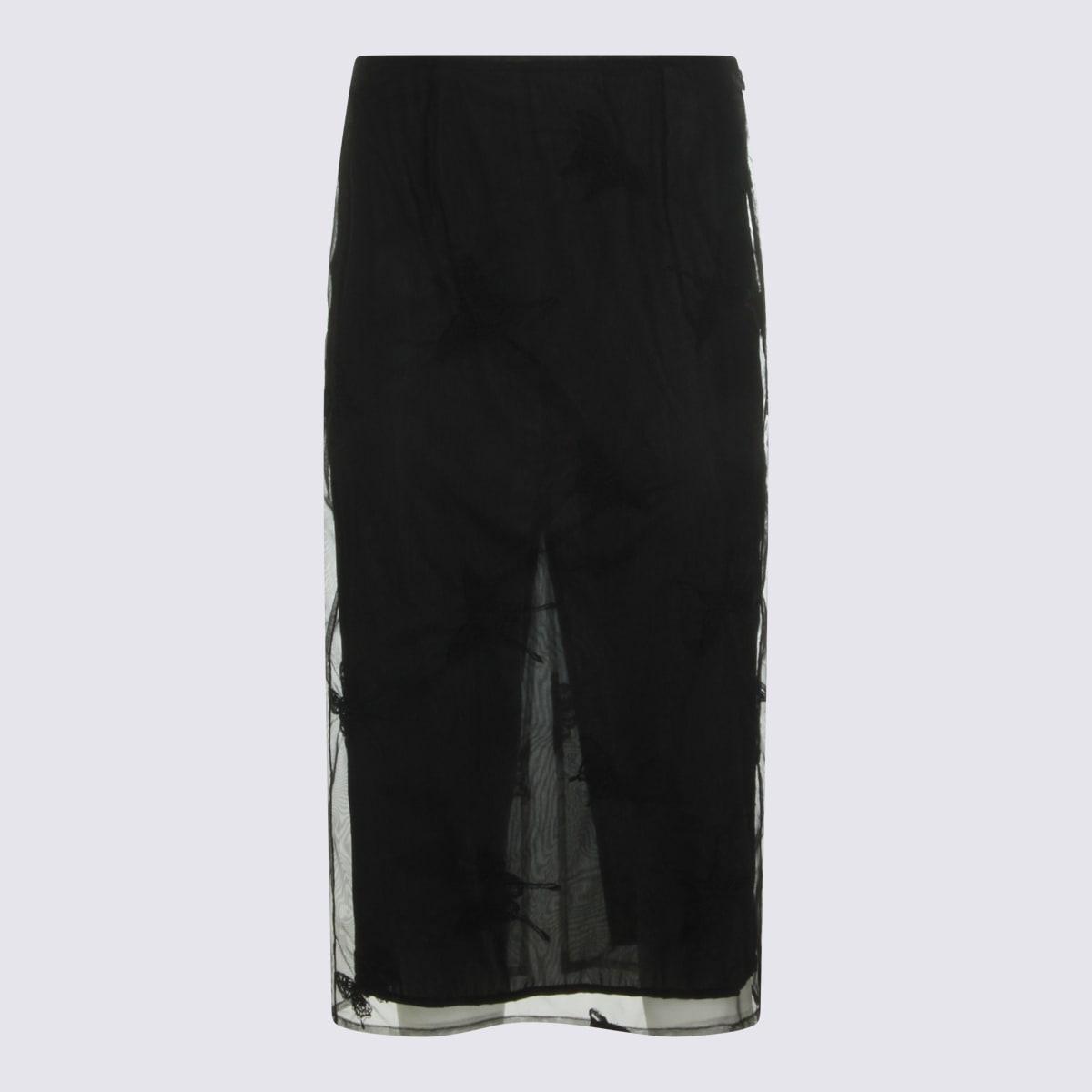 blumarine black skirt