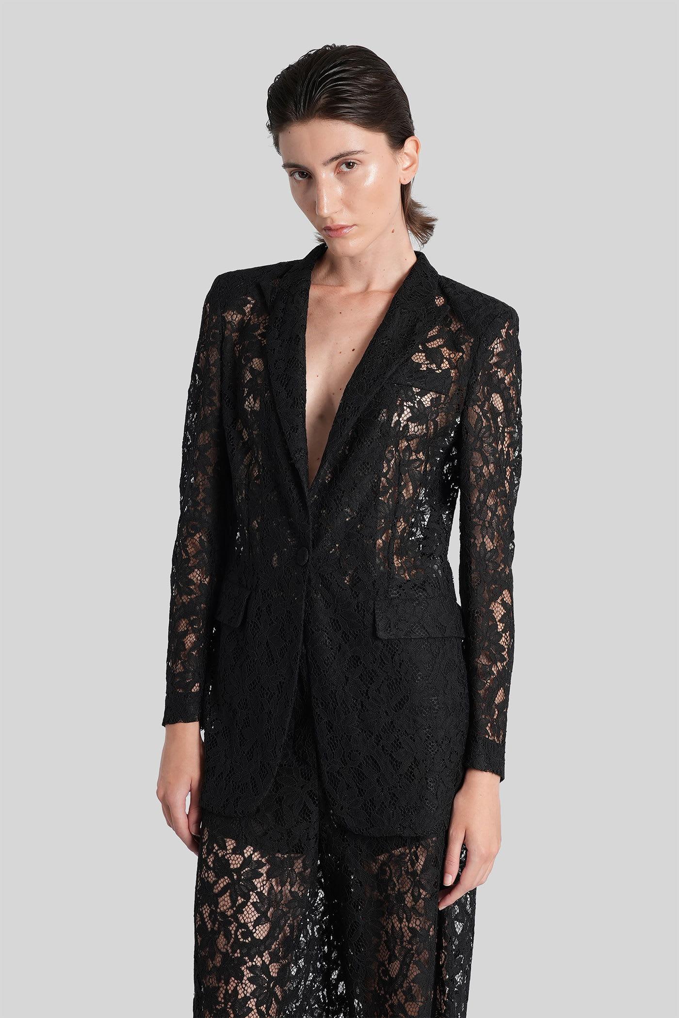 blumarine blazer in black polyester