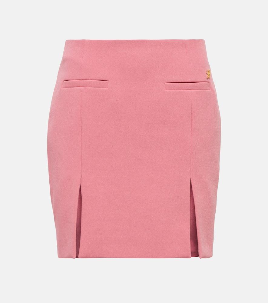 blumarine crêpe miniskirt