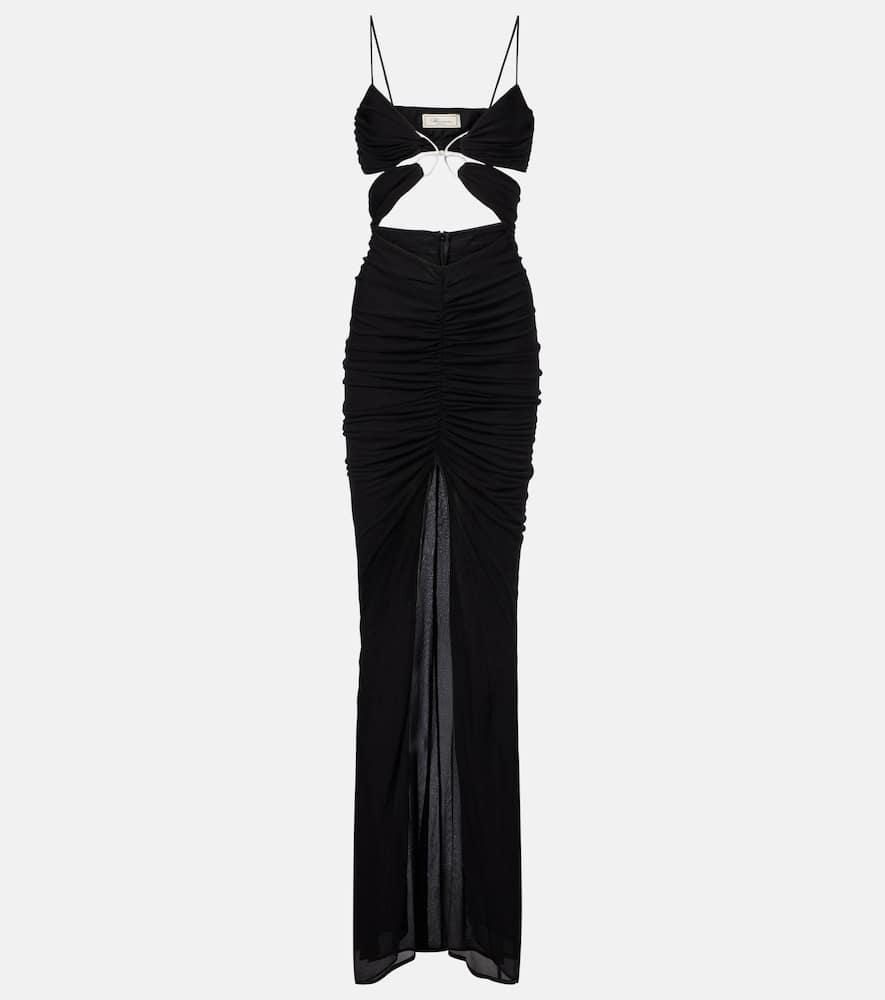 blumarine cutout jersey gown