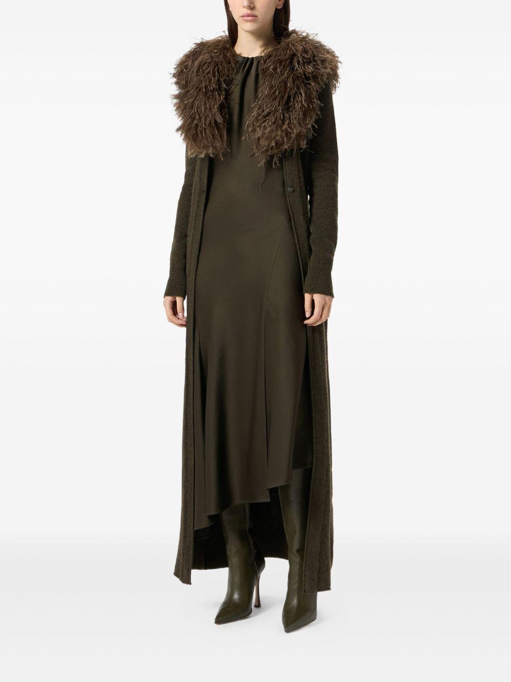 blumarine dresses bark green - women